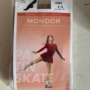 Mondor 3395 Footed Figure Skating Tights - Multiple Sizes